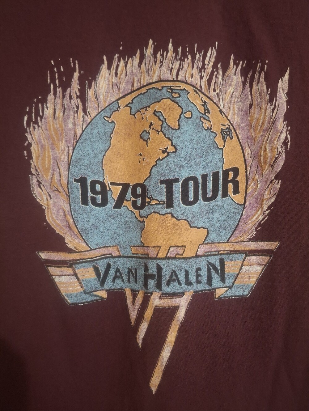 Van Halen 1979 Tour Graphic Band Tee